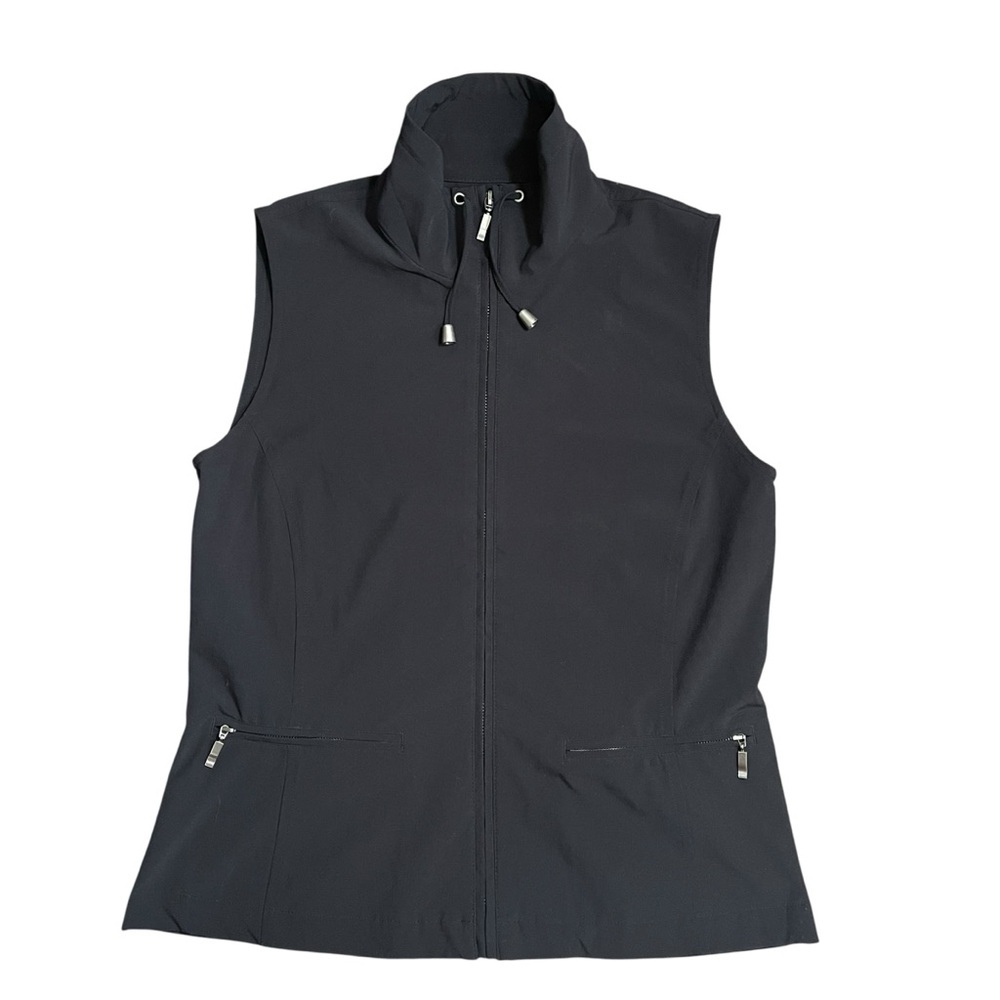 Chico’s Black Lightweight UPF Travel Vest sz S - Picture 3 of 15